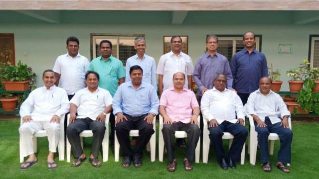 Council Members of Hyderabad and Pune Province at Montfort Bhavan on 7-July-2019