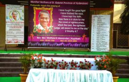 Who left this world a better place. – Funeral rites of Bro.Mathew K. Alexander