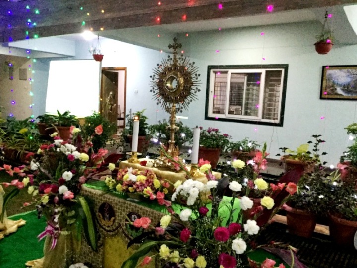 Adoration with MAM group on 30 Oct, 2019