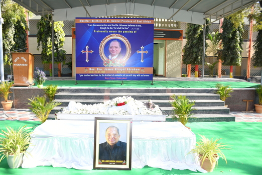 Glimpses of the Funeral rites of Bro. James Nirapal Abraham