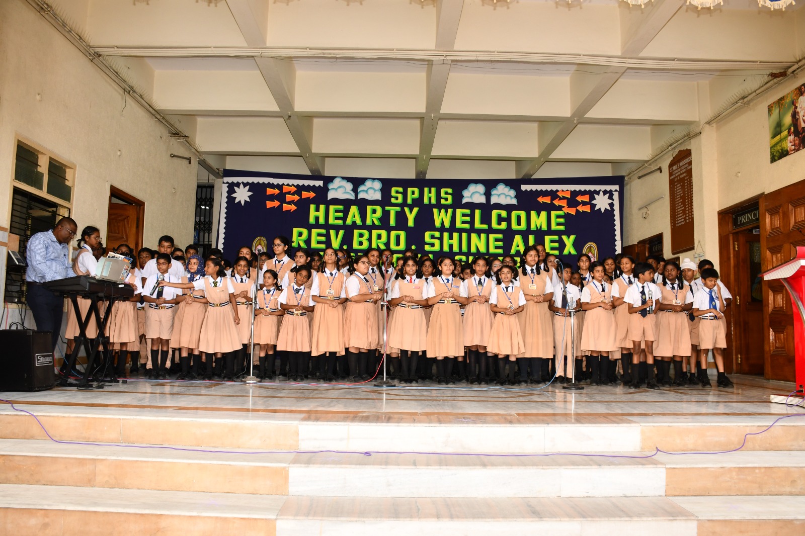 Glimpses of the Visit to St. Paul’s High School, Hyderabad by Bro Shine Alex, Provincial Superior-2024